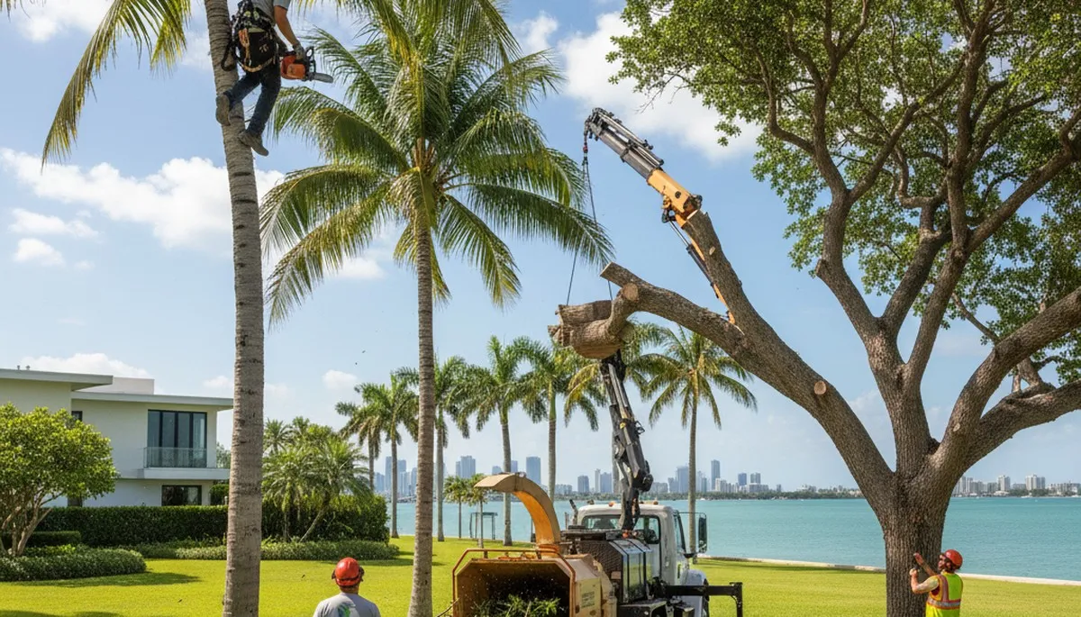 Professional tree removal service in Miami Beach FL by local arborists