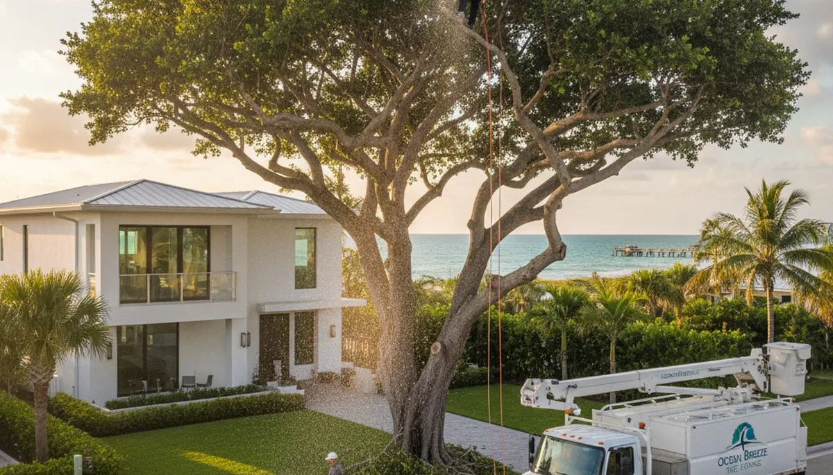 Professional tree removal service in Miami Beach FL by licensed arborists
