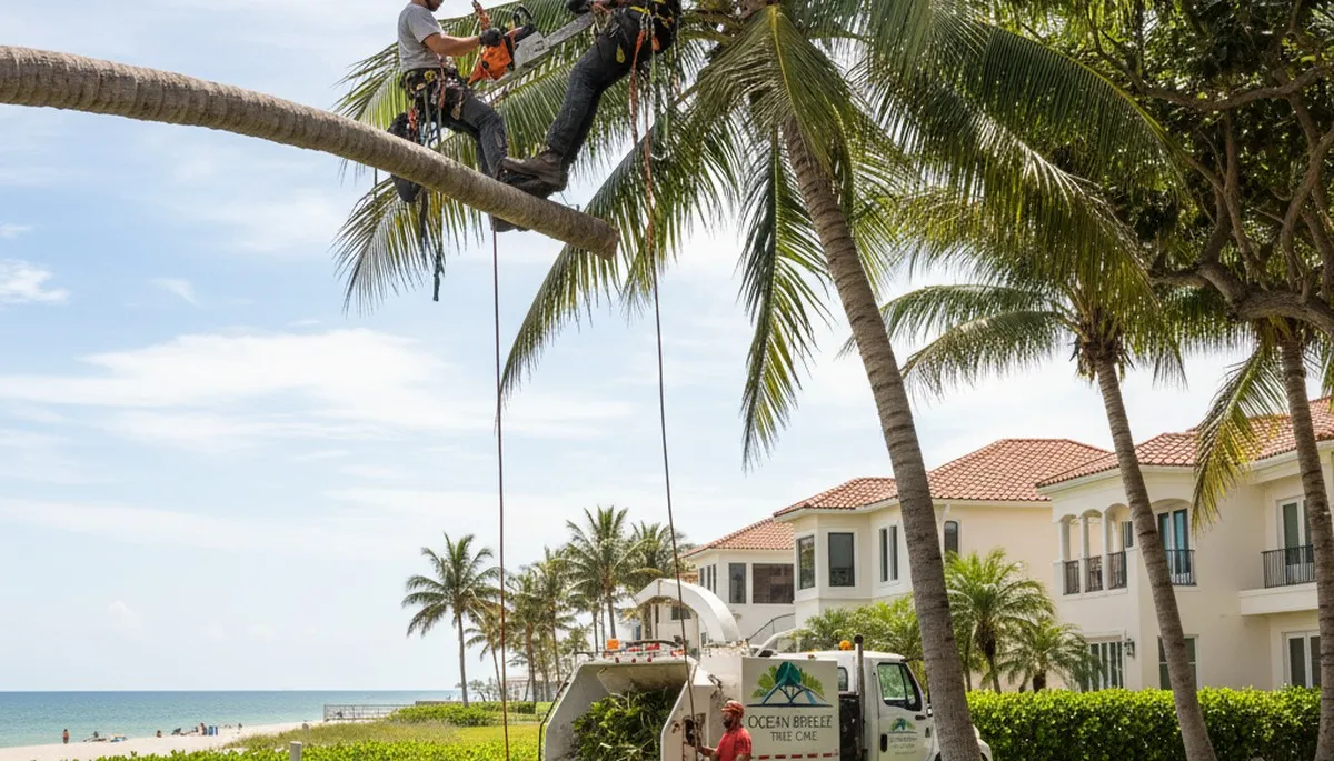 Professional tree removal service in Miami Beach FL by certified arborists